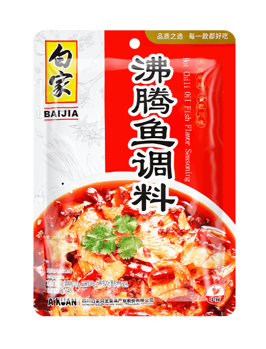 白家 沸腾鱼调料 BAI JIA HOT CHILI OIL FISH SEASONING