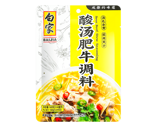 川香厨房 酸汤肥牛调料 BAI JIA SOUR BEEF STEW SEASONING