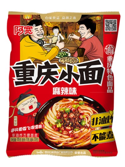 阿宽 重庆小面 麻辣味 AKUAN MALA CHONGQING STYLE NOODLE